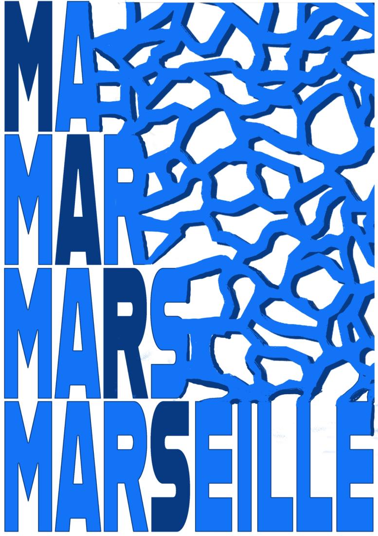 Affiche Marseille au stylo Bic2